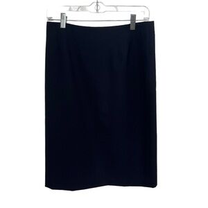 Pendleton Navy Blue Virgin Wool Pencil Skirt  8 Petite